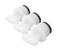 HOOTNEE 3pcs Hot Water Bottle Replacement Caps Warm Water Bag Stopper Rubber Leak Proof Seal Convenient to Carry for On-The-go Use Soothe Muscle Aches Adults