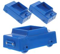 HOOTNEE 3pcs Physics Experimental Trolley for Educational Mechanics Teaching Tool Plastic Inclined Plane Wheeled Trolley for Science Learning and School Use