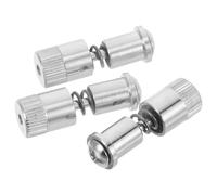 HOOTNEE 3pcs Sewing Machine Spring Foot Clamp Presser Clips Stainless Steel Silver Easy to Install Lightweight Simple and Practical Design for Quilting Crafts and Sewing Random Style