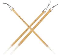 HOOTNEE 3pcs Writing Brush Painting Brush Calligraphy Tools Chinese Style Bamboo Nylon Wool Smooth Writing Does Not Shed Hair for Stroke Beginners