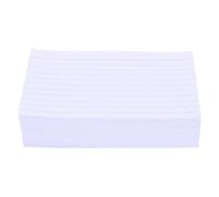 HOOTNEE 400pcs Horizontal Ruled Index Cards with Lines Reusable Paper Note Cards for Learning and Speech Preparation Classic Simple Design for Students and Office Supplies