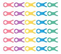 HOOTNEE 40pcs Large Yarn Bobbins Spool Organizer for Sewing and Weaving, Easy-to-use Plastic Bobbin Holders Long Serving Life, Tool for Crochet and Knitting Lovers Random Color