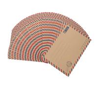 HOOTNEE 48pcs Retro Letter Papers Vintage Airmail Stationery and Envelopes Set 6.88x4.91x0.04in Decorative Borders Smooth Writing Surface Kraft Paper for Personal Letters and Business