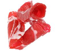 HOOTNEE 4pcs Artificial Meat Roll Fake Food Display Props Lifelike PVC Simulation Meat for Kitchen Early Education and Restaurant Decoration