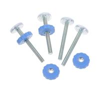 HOOTNEE 4pcs Boy Girl Safety Railing Screws for Gate Fixing Screws Without Drilling Protective Fence for Stair Gates Bolt Replacement