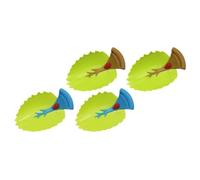 HOOTNEE 4Pcs Faucet Extenders for Easy Install Tap Guide to Reduce Splashing Cartoon Design in Assorted Blue and Brown Colors for Bathroom Hand Washing