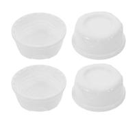 HOOTNEE 4pcs Milk Bottle Cap Precision Replacement Bottle Cap Compatible for Wide Opening Container Travel Accessories Reusable