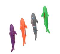 HOOTNEE 4Pcs Multi Function Diving Sharks Lightweight Portable Pool Accessory for Enhance Swimming Skills Fun the Water for Boys