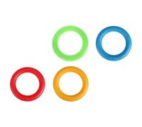 HOOTNEE 4pcs PE Throwing Rings for Gymnastic Rings for Hand-eye Coordination Exercise Lightweight Indoor Outdoor Game