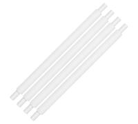 HOOTNEE 4pcs Playpen Pole Accessories 22.79' Stainless Steel Tubes with Sponge Padding for Playard Frame Replacement, Playpen Side Rods Suitable for Safety Gates