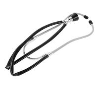 HOOTNEE 4pcs Realistic Stethoscope Set for , Black Pretend Nurse and Doctor Role Play Medical Stethoscopes for Costume and Educational Play