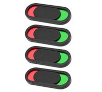 HOOTNEE 4pcs Slider Privacy Indicator Signs for Door with Self-adhesive Pmma Material, Simple Style Vacant Occupied Status Display Suitable for Bathroom and Home Use