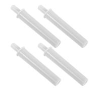 HOOTNEE 4pcs Soft Close Trash Can Damper Silent Hydraulic Piston Replacement Parts for Kitchen Wastebaskets Noise Reduction Mechanism Compatible with Plastic Bins Safe Slow Close Lid