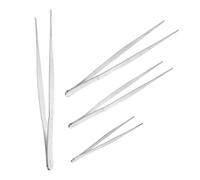 HOOTNEE 4pcs Stainless Steel Garden Tweezers Set for Outdoor Use, Multi-Functional and Sturdy Small Gardening Tools for Succulent Planting and Bonsai Care