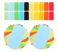 HOOTNEE 50pcs Cash Storage Envelopes Small Blank Envelopes Paper Material Assorted Color Store Small Parts Prevent Words Being Seen Festival Congratulations Use for Trinkets Random Color