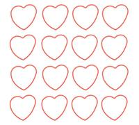 HOOTNEE 50Pcs Heart and Star Shape Gimmick Elastic Bands for Illusion Tricks Stage Performance Conjuring Props Novelty Elastic Band Supplies for Performer