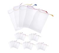 HOOTNEE 50pcs Multi-function Soap Bar Bag Exfoliating Mesh Pouch for Face Cleanser Bathing for Soap Storage Easy Foaming for Ages