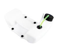 HOOTNEE -5bl Brush Cutter Fuel Tank Replacement for Lawn Mower, White Plastic Gasoline Container with Anti-aging Feature, Easy to Install for Garden and Agricultural Use
