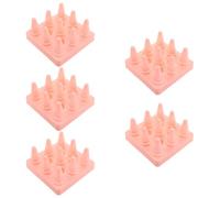 HOOTNEE 5Pcs Pink Plastic Bottom Stand for Claw Machine Parts Replacement Base Plate for Claw Machine Games Miniature Display Shelf and Dollhouse Accessories