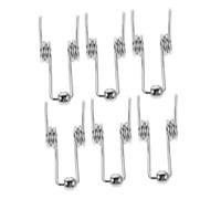 HOOTNEE 6pcs Hair Rollers Replacement Springs Hair Curling Iron Torsion Springs for Curling Rod for Silver