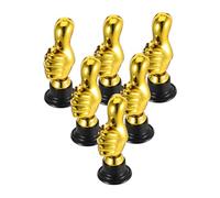 HOOTNEE 6pcs Mini Plastic Trophy Cups Unique Design Award Trophies for Sports Events Party Favors Game Night Prizes Motivational Recognition Easy to Clean Lightweight and Portable