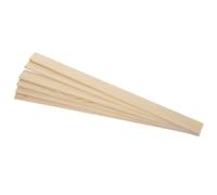 HOOTNEE 6pcs Mud Guide Sticks Rolling Mud Wood Strips Wooden Pottery Tools Beige Easy to Maintain Create Smooth Surface for Crafts and Art Pieces