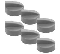 HOOTNEE 6pcs Simulation Gas Cooker Knobs for Dollhouse Appliances Easy Replacement Miniature Burner Dial Switches for Pretend Play Kitchen Accessories