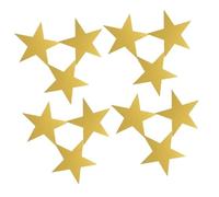 HOOTNEE 80PCS Glitter Paper Die Cut Stars for Classroom Bulletin Board and Party Decorations Vibrant Fade Resistant Star Cutouts for DIY Craft Projects and Creative Activities