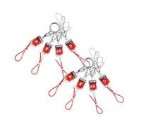 HOOTNEE 8pcs Blood Type Keychain Unique Pendant Ornaments B Ab Party Favor for Backpack Purse Car Interior Decoration Gift