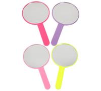 HOOTNEE 8pcs Handheld Makeup Mirror Set for Women, Portable round Compact Travel Mirrors with High Definition Glass and Sturdy Ps Material, for On-the-go Beauty and Personal Care