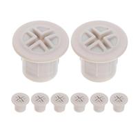 HOOTNEE 8Pcs Slide Fixing Screw Caps Plastic Cover Replacement Parts Light Grey Slide Nut Protectors Playground Hardware Screws Accessory