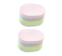 HOOTNEE 8Pcs Thickened Facial Cleaning Sponges Makeup Removal Pads Soft Face Washing Sponges for Gentle Exfoliating and Pore Cleansing Suitable Random Colors Random Color