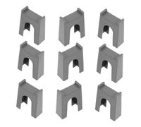 HOOTNEE 9Pcs Train Bridge Pier Lightweight Supports for DIY Railway Models Enhancing Imagination and Hands Skills Compatible with Major Train Brands