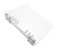 HOOTNEE Acrylic A5 Notebook Cover Binder Shell with Soft Plastic Material and Easy to Clean Surface, Exquisitely Crafted for Documents and Handbook Use in Office Or School