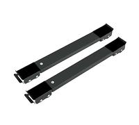 HOOTNEE Adjustable Refrigerator Wheel Base, Carbon Steel Furniture Dolly Stand with Upgraded Wheels, Anti-Vibration Lock Buckle Design, 1 Pair for Washing Machine and Heavy Objects