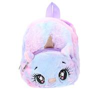 HOOTNEE Adorable Unicorn Plush Shoulder Bag Purple for Children | Polyester and Plush, Smooth Zipper, Large Capacity, Versatile Everyday Carry for Boys and Girls