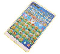 HOOTNEE Arabic Learning Tablet for Educational Audio Cognitive Plastic Early Education Device for Boys and Portable Yellow Learning Machine