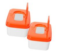 HOOTNEE Baby Wipe Container 2pcs Plastic Refillable Wet Wipes Dispenser for Living Room And-the-go Use Random Color