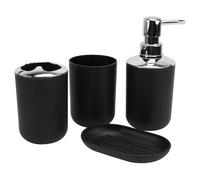 HOOTNEE Bathroom Supplies Kit Bathroom Toiletries Toothbrush Cup Supplies Plastic Modern Simple Design Practical Smooth Surface
