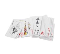 HOOTNEE Braille Poker Playing Cards for Blind and Visually Impaired Adults and Large-print Assistive Card Game for Inclusive Entertainment Use for Family and Travel Use Random Color