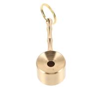 HOOTNEE Brass Bird Water Whistle for Outdoor Survival Hunting Training with Clear Sound Control Versatile Bird Caller and Party Favor Use Bamboo Pendant Keychain