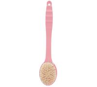 HOOTNEE Brush for Back and Curved Bath Body Shower Handle Plastic Long Scrubber Daily Body Deep Cleaning Circulation Improvement Random Color