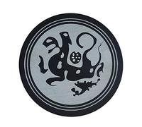 HOOTNEE Calligraphy Inkstone Lid Chinese Sumi Painting Inkslab for Calligraphy Practice Ink Stone Beasts Pattern