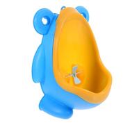 HOOTNEE Cartoon Frog Boy Urinal Potty Trainer with Target Groove Portable Wall-Mounted Pee Pot for Toddler Boys Blue Baby Toilet Pot for Home Potty Training Random Style
