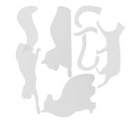 HOOTNEE Cat Acrylic Quilting Ruler Small Size DIY Patchwork Template Flower Pattern Sewing Templates for Sewing and Crafting