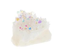 HOOTNEE Chakra Quartz Cluster Irregular Raw Crystal for Balancing Yoga and Home Decoration Vibrant Seven Color Aesthetic Teaching Specimen for Students