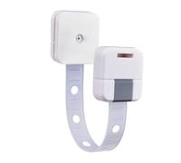 HOOTNEE Child Safety Strap Locks for Drawers and Cabinet Doors, White Abs Material with Adhesive Sticker, Prevents Baby's Fingers from Being Caught, Easy to Remove, for Home Safety