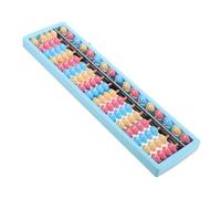 HOOTNEE Column Bead Chinese Plastic Abacus for Educational Counting Tool for Mental Arithmetic Portable Hand Eye Coordination Trainer Math Learning Aid for School and Home