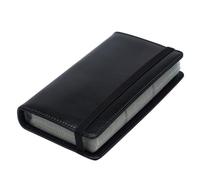 HOOTNEE Creative for Cards Business Holder Pu Leather Large Capacity with Elastic Band and Conferences Trade Shows
