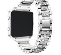 HOOTNEE Creative Watch Strap Unique Silver Replacement Band Stylish and Durable Design for Style Compatible with Fitbit Blaze Accessories